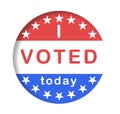 i voted today badge or button or sticker