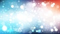 Red White and Blue Blurry Lights Background Vector Illustration Royalty Free Stock Photo