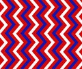 Red White and Blue Chevron Background