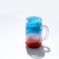 Red, White and Blue Hawaiian Shave Ice dessert