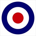 Red White And Blue Roundel Royalty Free Stock Photo