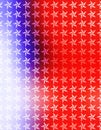 Red White Blue Stars wallpaper Royalty Free Stock Photo