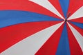 Red white and blue umbrella Royalty Free Stock Photo