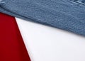 Red White & Bluejeans 2 Royalty Free Stock Photo