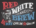 Red White and Brew 4th of July celebration