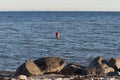 Red and White Buoy