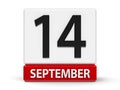 Cubes calendar 14th September