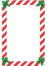 Red and White Candy Border