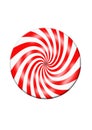 Red and White Candy Disc Royalty Free Stock Photo