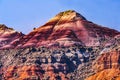 Red White Canyon Castle Valley Area I-70 Highway Utah Royalty Free Stock Photo