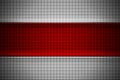 Red and white carbon fiber. two tone metal background and texture Royalty Free Stock Photo