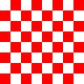 Red and white checker texture pattern