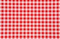 Red and white checkered background Royalty Free Stock Photo