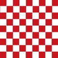 Red and white checkered background Royalty Free Stock Photo