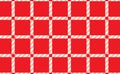 Red and white checkered tablecloth background.Texture from rhombus for - plaid, tablecloths, clothes, shirts, dresses, paper Royalty Free Stock Photo