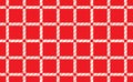 Red and white checkered tablecloth background.Texture from rhombus for - plaid, tablecloths, clothes, shirts, dresses, paper Royalty Free Stock Photo