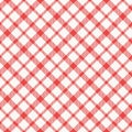 Red white classic tablecloth pattern