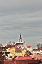 Church St. Wenceslas towering over the city.