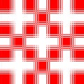 red and white cross-eyed optical illusion Royalty Free Stock Photo