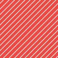 Red white diagonal stripe pattern background. iagonal lines pattern. Repeat straight stripes texture background Royalty Free Stock Photo