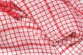 Red and white dishtowel Royalty Free Stock Photo