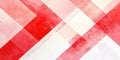Red and white geometric abstract pattern background Royalty Free Stock Photo