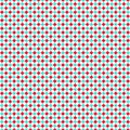 Red White Green Seamless Small Diagonal French Checkered Pattern. Little Inclined Colorful Fabric Check Pattern Background. 45