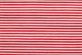 Red white horizontal pinstripe pattern Royalty Free Stock Photo