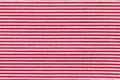 Red and white horizontal striped fabric texture Royalty Free Stock Photo