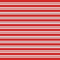 Red and White Horizontal Striped Pattern Background Royalty Free Stock Photo