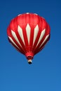 Red and White Hot Air Balloon Royalty Free Stock Photo