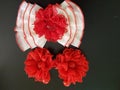 Hairbow Red Fashion Accessories Royalty Free Stock Photo