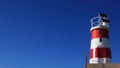 Red and white lighthouse