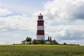 Red and white lighthouse at Happisburgh