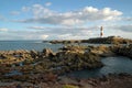 Red and White Lighthouse, Scotland.