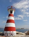 Lighttower in Peniche  Centro - Portugal Royalty Free Stock Photo