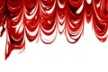 Red & white marbling Royalty Free Stock Photo