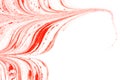 Red & White marbling Royalty Free Stock Photo