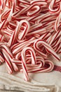 Red and White Mini Candy Canes Royalty Free Stock Photo