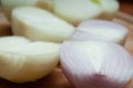 Red and white onions Royalty Free Stock Photo