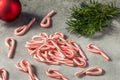 Red and White Peppermint Mini Candycanes