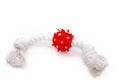 Red and white Pet toy Royalty Free Stock Photo