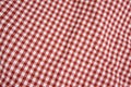 Red and White Picnic Blanket Royalty Free Stock Photo
