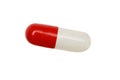 Red and white pill