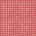 Red and white plaid background