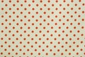 Red and white Polka Dot Background