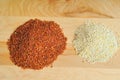 Red and white quinoa