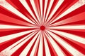 Red and White Radiating Stripes Abstract Background Illustration Royalty Free Stock Photo