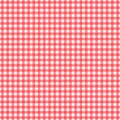 Red white rectangle gingham cloth, tablecloth, background, wallpaper, fabric, texture pattern vector illustration Royalty Free Stock Photo