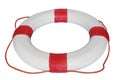 Red and white rescue wheel Royalty Free Stock Photo